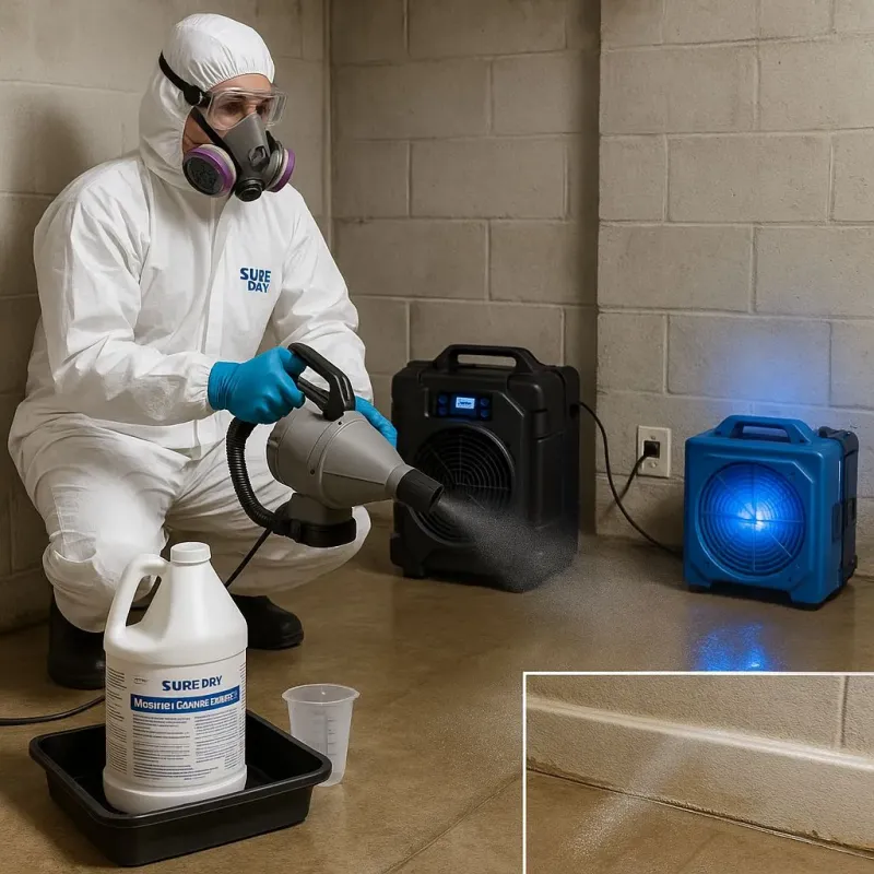 Sanitization and Odor Removal process in Clifton, NJ